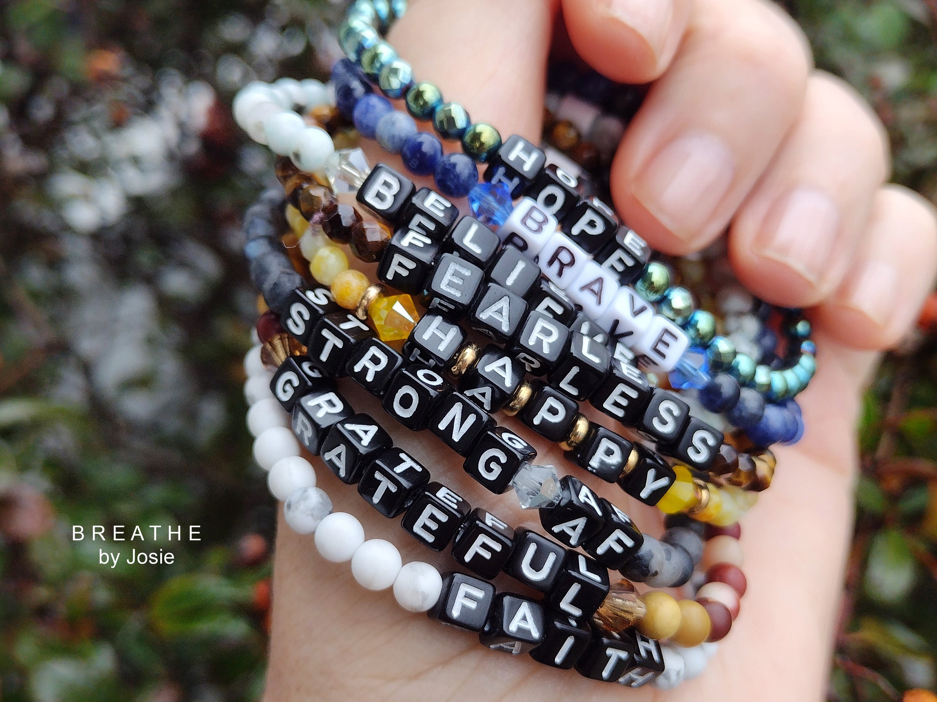6mm custom word bracelets – heartstrands